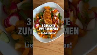 Meine top 3 Rezepte highprotein fitnessmotivation rezept food abnehmmotivation [upl. by Olbap]