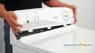 How to change a Dryer Timer Replacement GE Frigidaire Kenmore Whirlpool [upl. by Akeim3]