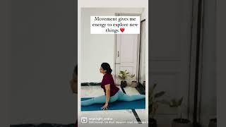 Front Split yogaclass yogtrainer hamstrings panchkula yoga shorts motivation online [upl. by Iblok]