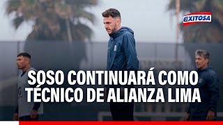 🔴🔵Alianza Lima Mariano Soso continuará como técnico la próxima temporada [upl. by Enitsugua]