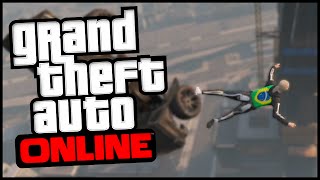 GTA V Online  SALTO INSANO no Maze Bank Tower BDP 5 [upl. by Nodnil]