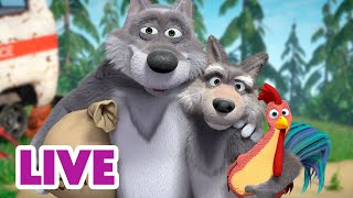 🔴 LIVE Masha e Orso 👱‍♀️🐻 Cosa mangiano 🍯🐝 Cartoni animati per bambini [upl. by Ivad713]