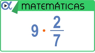 ✖️ MULTIPLICACIÓN de un ENTERO por una FRACCIÓN [upl. by Lothaire]