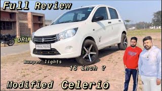 Modified celerio Full Review  16 inch allow wheel Cost…  Car vlog  doabazonewale [upl. by Sheryl]