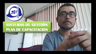 Sistema de gestión  Plan de capacitación [upl. by Rehpatsirhc]