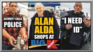 ID FAIL  Alan Alda at Kmart  POLICE CALLED [upl. by Rudich]