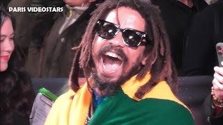 Rohan Marley  son of Bob Marley   Paris 1 february 2024 avant premiere Bob Marley One Love movie [upl. by Habas]