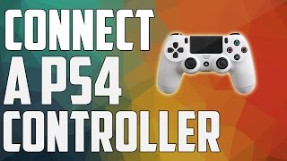 How To Connect A PS4 Controller To PC Easiest Way [upl. by Virginie496]