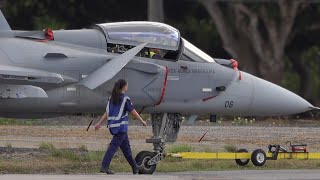 A Morning at CRUZEX F15 F16  F39 Gripen F5 KC390 A29 Various Aircraft Taking Off [upl. by Omar]