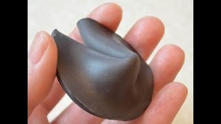 How to make a Chocolate Fortune Cookie [upl. by Bonnell772]