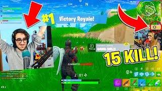 Fortnite ITA  STEF BATTE IL SUO RECORD DI KILL 15 KILLS [upl. by Auqenwahs]