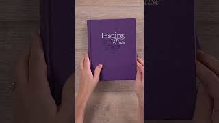 Inspire PRAISE Bible  Large Print  NLT  leatherlike hardcover purple [upl. by Bourke]