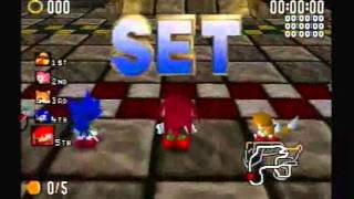 Lets Play Sonic R Part 1 The Chaos Emerald Hunt [upl. by Fortunia]