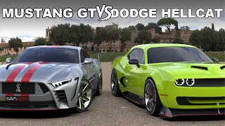 2023 Mustang GT vs Dodge Challenger SRT  WHICH ONE DO YOU WANT [upl. by Zzaj]