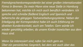 Deutsche Brief A1 A2 B1 Prüfung 9 Bewerbung Schreiben [upl. by Lerraj]