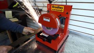 Bradley S81 Blade Sharpener for Lawn Mowers sle [upl. by Nelra616]