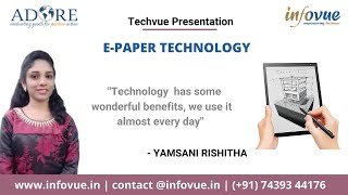 quotE  PAPER TECHNOLOGYquot  YAMSANI RISHITHA [upl. by Amador661]