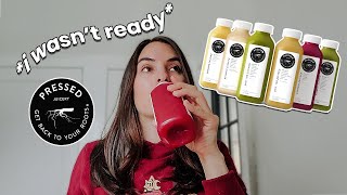 Trying a Pressed Juicery Cleanse for the First Time  Honest Experience amp Review [upl. by Yttel52]