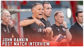 📺 REACTION  John Rankin following our 22 draw with Airdrie [upl. by Atnauq]