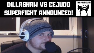 TJ DILLASHAW VS HENRY CEJUDO FIGHT ANNOUNCED REACTION [upl. by Ula627]