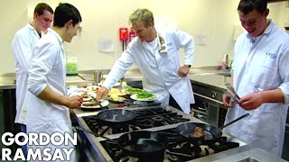 Chef Ramsay Teaches Amateur Butchers How to Cook A Perfect Steak  Gordon Ramsay [upl. by Eiddam]