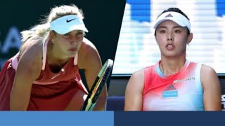 Prague Open 2022 SF  Anastasia Potapova vs Qiang Wang [upl. by Kelson]