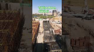 Tabliye Beton dökümü [upl. by Lemrac]