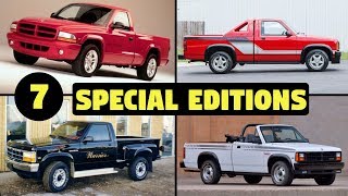 7 Special amp Limited Edition Dodge Dakota Pickup Trucks – RARE [upl. by Tandi]