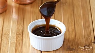 Caramel Sauce Vegan amp Paleo refined sugarfree [upl. by Aeuhsoj]