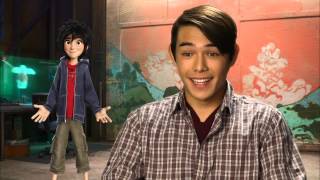 Big Hero 6 Ryan Potter quotHiroquot Behind the Scenes Movie Interview  ScreenSlam [upl. by Oninotna198]