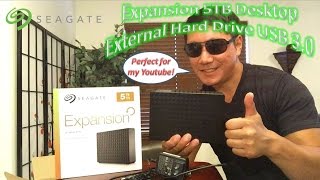 Seagate Expansion 5TB Desktop External Hard Drive USB 30 [upl. by Milore482]