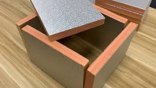 Ventech Phenolic Preinsulated Duct Panel HVAC Insulated Duct Board [upl. by Atnahs148]