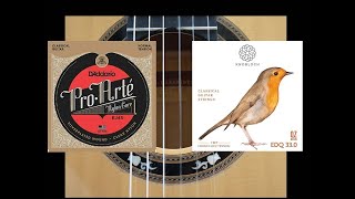 D Addario EJ45 VS Knobloch Erithacus with QZ trebles EDQ 330 [upl. by Quickman]