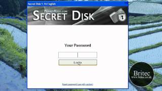 Free Secret Disk To Create Hidden Partition For Protecting Private Files by Britec [upl. by Swarts]