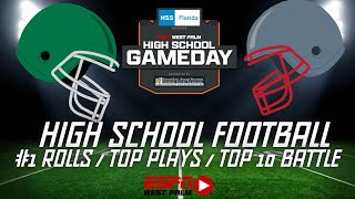 Top 10 Showdown  Cross County Battle  Top Plays  High School Gameday  Week 4  HighSchoolF… [upl. by Atnuahc]