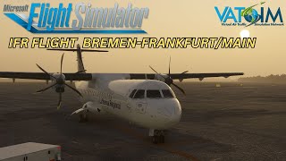 MSFS 2020 VFR Traffic pattern innusburg day36  IFR FLIGHT MSFS2024 live vatsim [upl. by Ecinahs660]