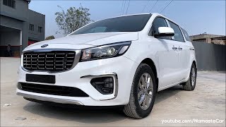 Kia Carnival Limousine Auto ₹40 lakh  Reallife review [upl. by Ahsiuqet]