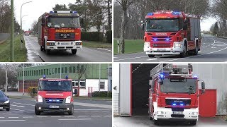 Einsatzfahrten Feuerwehren während Sturmtief quotEberhardquot am 10032019 [upl. by Alvan]