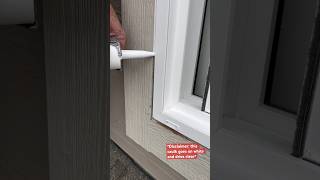 “Window caulk won’t crack just stretches”🪟🧰🛠️ windows caulking install replace boiseidaho [upl. by Keslie]