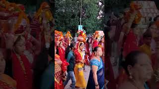 Ram darbar kadirabad darbhanga Kalash Yatra 🙏🙏🙏🚩🚩🚩🚩durgapuja shorts short trendingyoutubeshorts [upl. by Silverman]