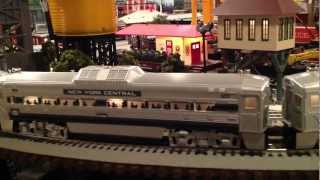 Lionel NYC Jet Powered Budd Car w2 Addon Cars OGauge on Layout Hear it Roar to Life [upl. by Lyssa]