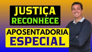 JUSTIÇA CONDENA INSS A APOSENTAR TRABALHADOR QUE PEDIU APOSENTADORIA ESPECIAL [upl. by Crispas159]