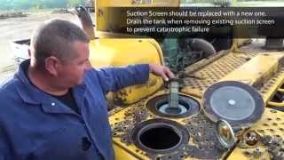 How to Install a Hydraulic Pump on an Excavator [upl. by Jase471]