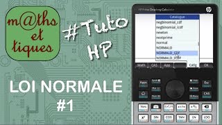 PROBA  Calculer une probabilité pour une loi normale  Tutoriel HP Prime [upl. by Roselani465]