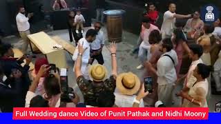 Full Wedding dance Video of Punit Pathak and Nidhi Moony Singh  Gyan ke dwar [upl. by Anomis825]