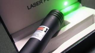 5mW CR2 Handheld Green Laser from DXDetailed Review [upl. by Nolie72]