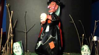 Animated Witch Motionette Funny Toys Corp 1988 [upl. by Pufahl]