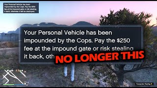 How to get Impounded Car BACK in GTA Online [upl. by Nnovahs]