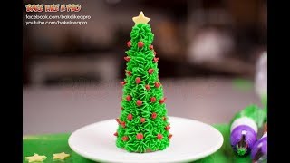 Sugar Cone Christmas Tree Tutorial [upl. by Eelanej]