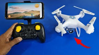 RC Drone Unboxing With Camera  D74 Drone Camera  rc drone review  Water Prices RC Drone camera [upl. by Brittney]